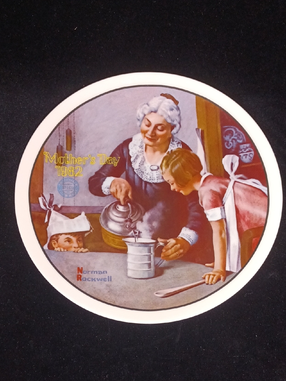 Norman Rockwell Mother's Day 1982 Collectors Plate